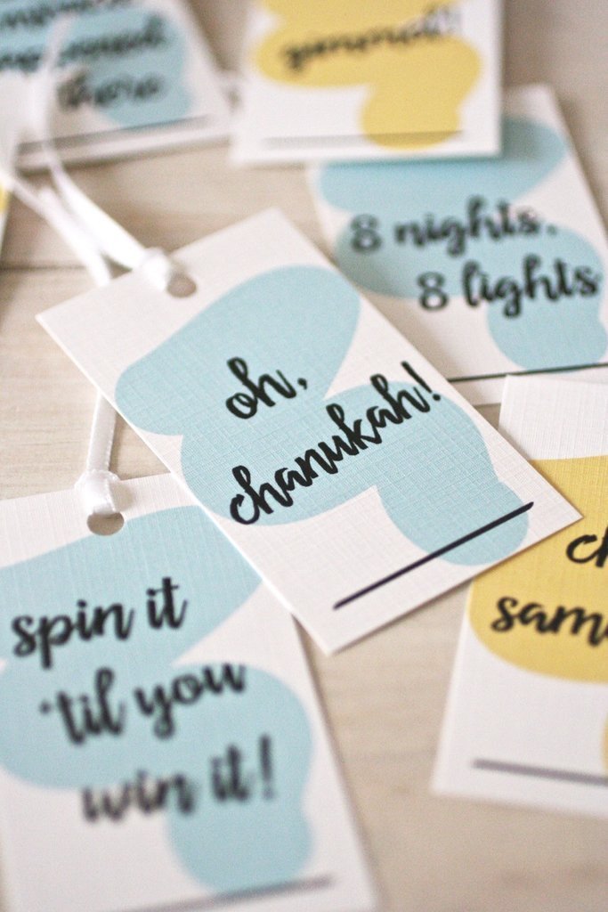 Chai and Home - Just Sayin' Hanukkah Gift Tags - Set of 8 - ModernTribe