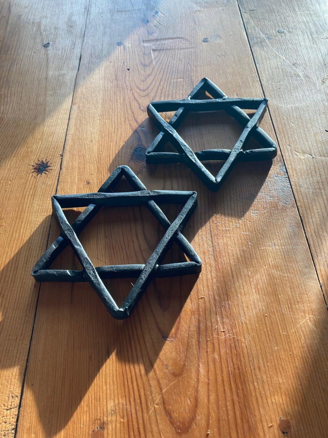 Meridian Farm and Forge - Hand - Forged Star of David Trivet - ModernTribe