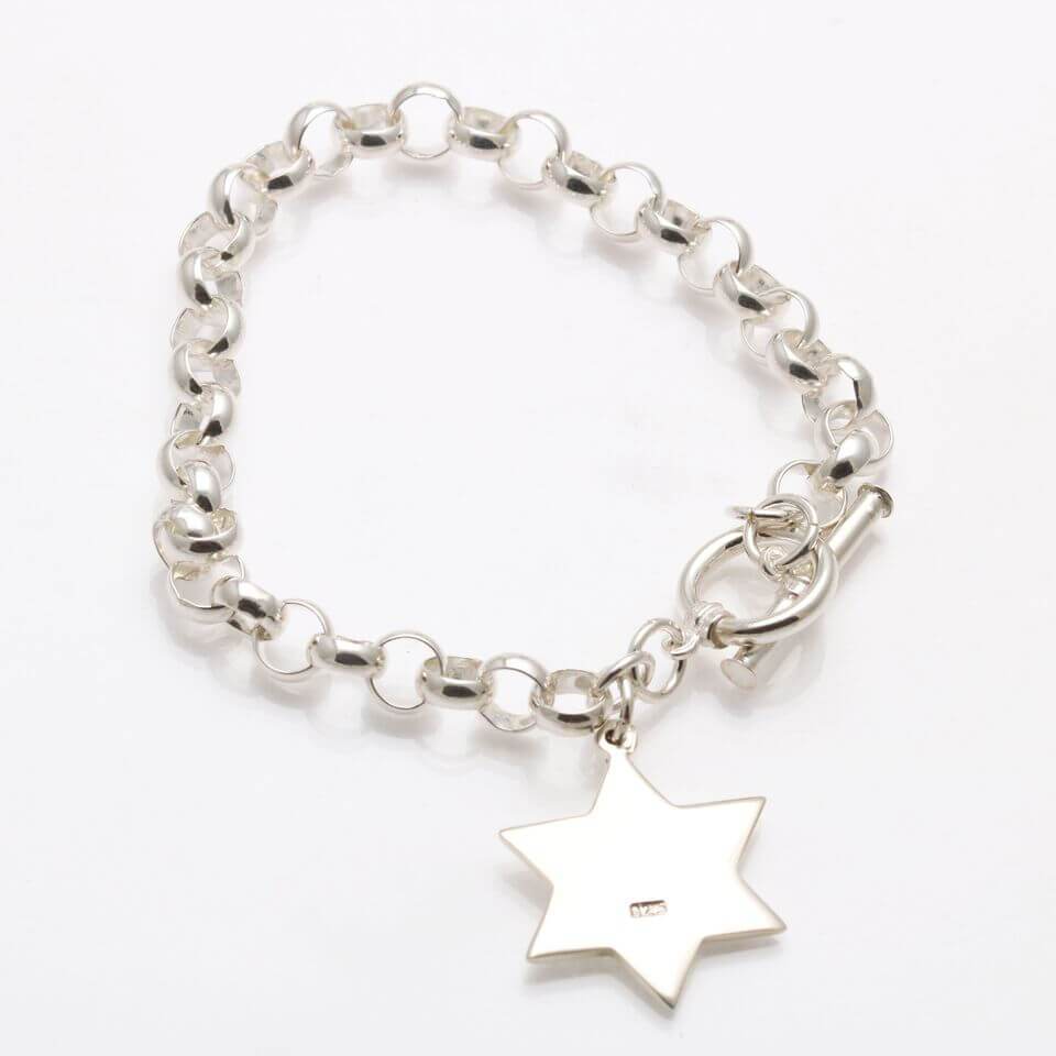 Bareket Jewelry - Sterling Silver Star of David Bracelet - ModernTribe