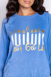 PJ Salvage Sweatshirts Let's Get Lit Sweatshirt - (Sizes XS - XL)