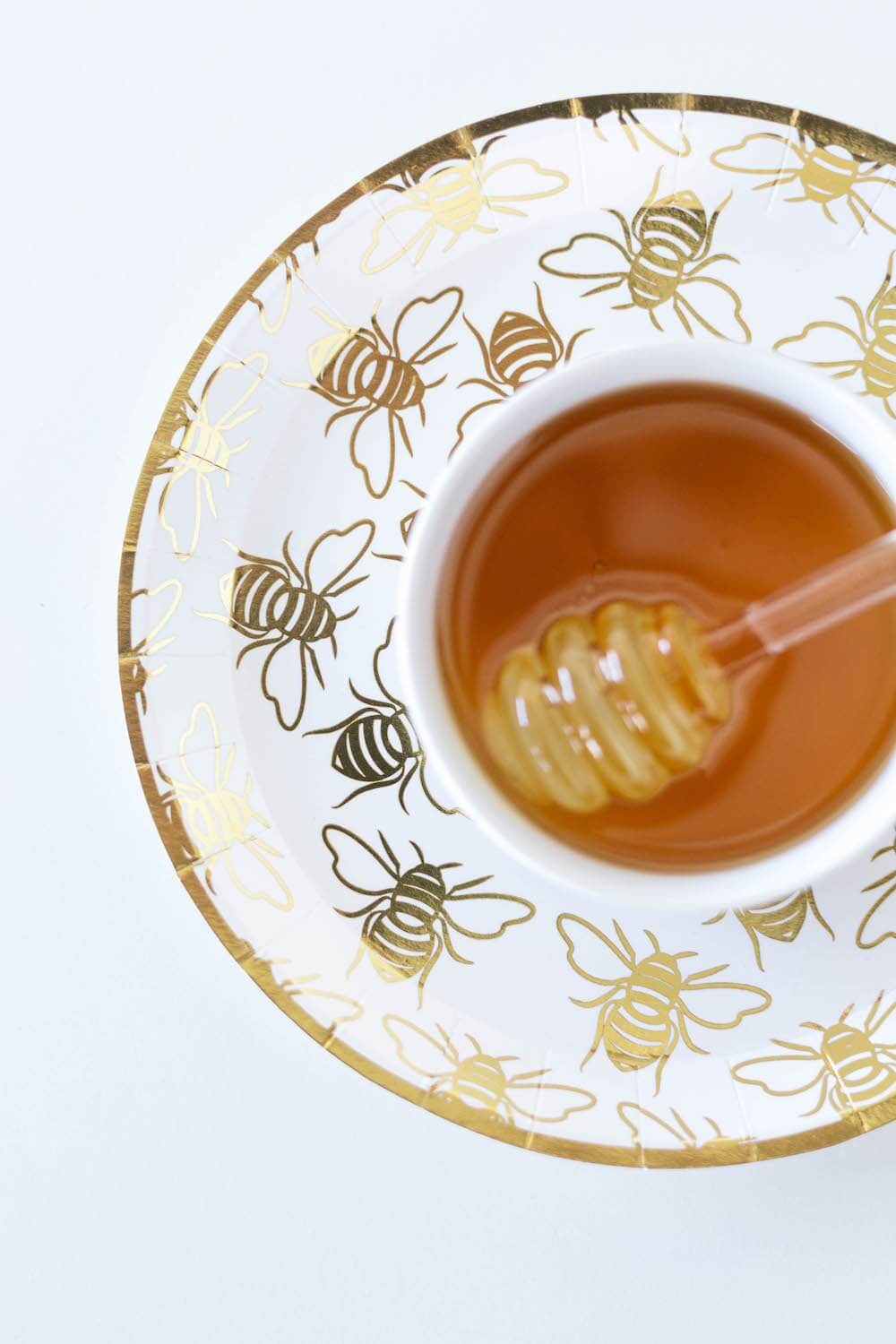 Jollity - Hey Bae - Bee, Disposable Dessert Plates - Set of 8 - ModernTribe