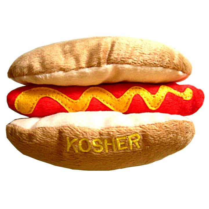 Copa Judaica Pet Toys Default Kosher Hotdog Plush Dog Toy