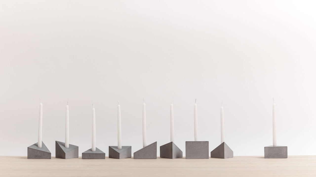 Logifaces - Miracle Edition Prisms Menorah - Ash - ModernTribe