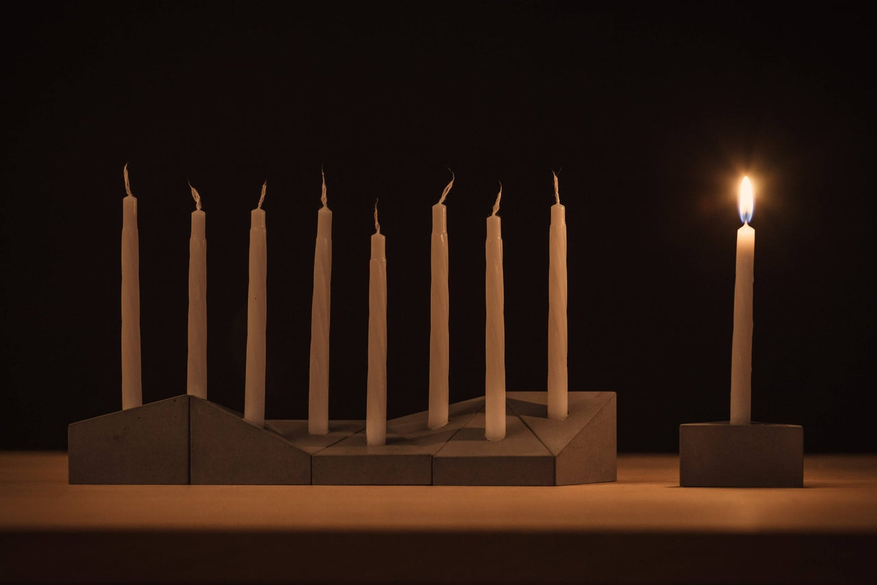Logifaces - Miracle Edition Prisms Menorah - Ash - ModernTribe