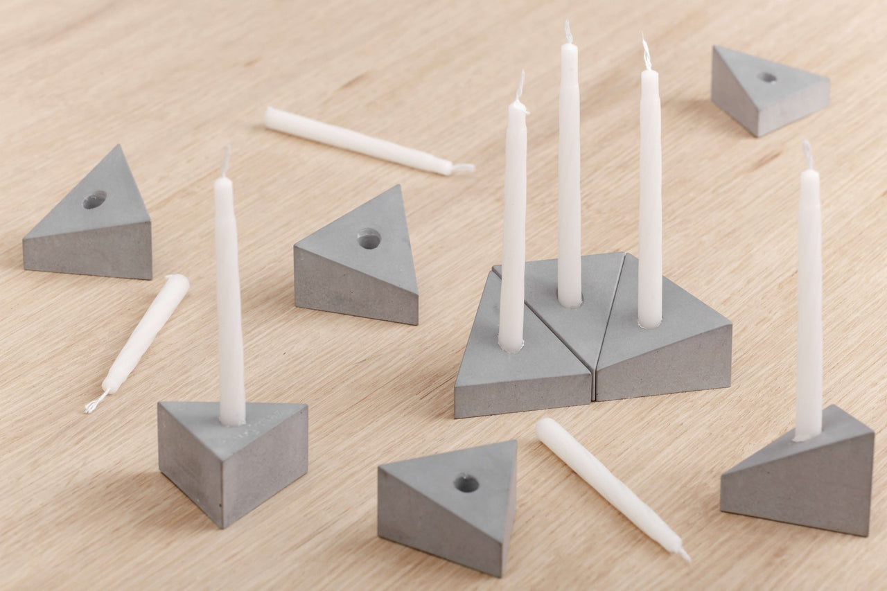 Logifaces - Miracle Edition Prisms Menorah - Ash - ModernTribe