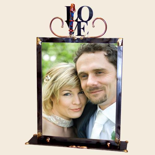 Gary Rosenthal - Large Love Wedding Frame with Shards by Gary Rosenthal - ModernTribe