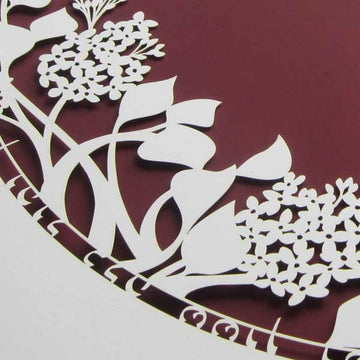 Melanie Dankowicz Ketubah Lilac Ketubah Circle Ketubah by Melanie Dankowicz - (Choice of Colors)
