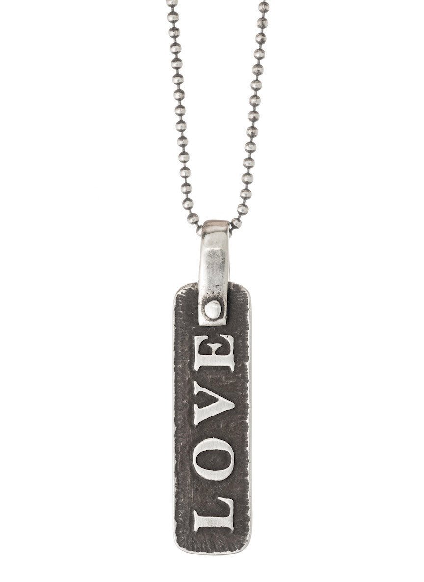 Marla Studio - Love (Ahava) Hebrew Necklace by Marla Studio - Sterling Silver or Bronze - ModernTribe