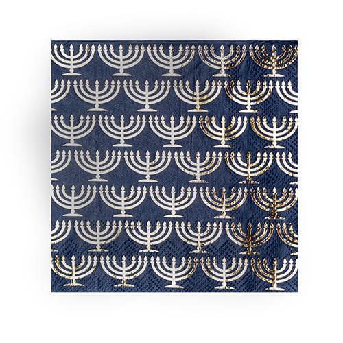 Jollity - Menorah Cocktail Napkin - ModernTribe