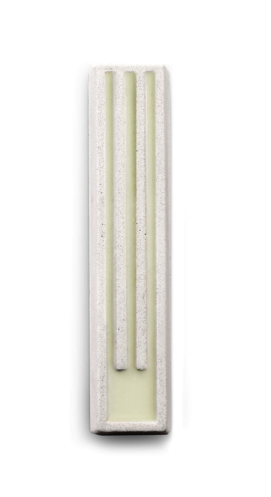 ceMMent Design - Long Shin Concrete Mezuzah in White and White by ceMMent - ModernTribe