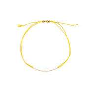 MAS Designs Jewelry Bracelets Silver Ukraine Silk Bracelet Fundraiser - 100% of Sales Go to Ukraine