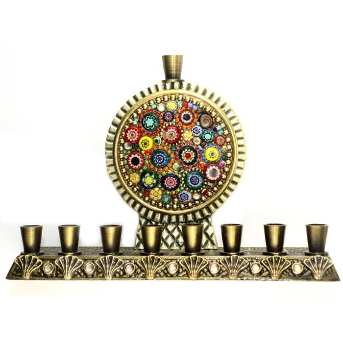 Michal Golan - Michal Golan Handmade Multi - Bead Menorah - ModernTribe
