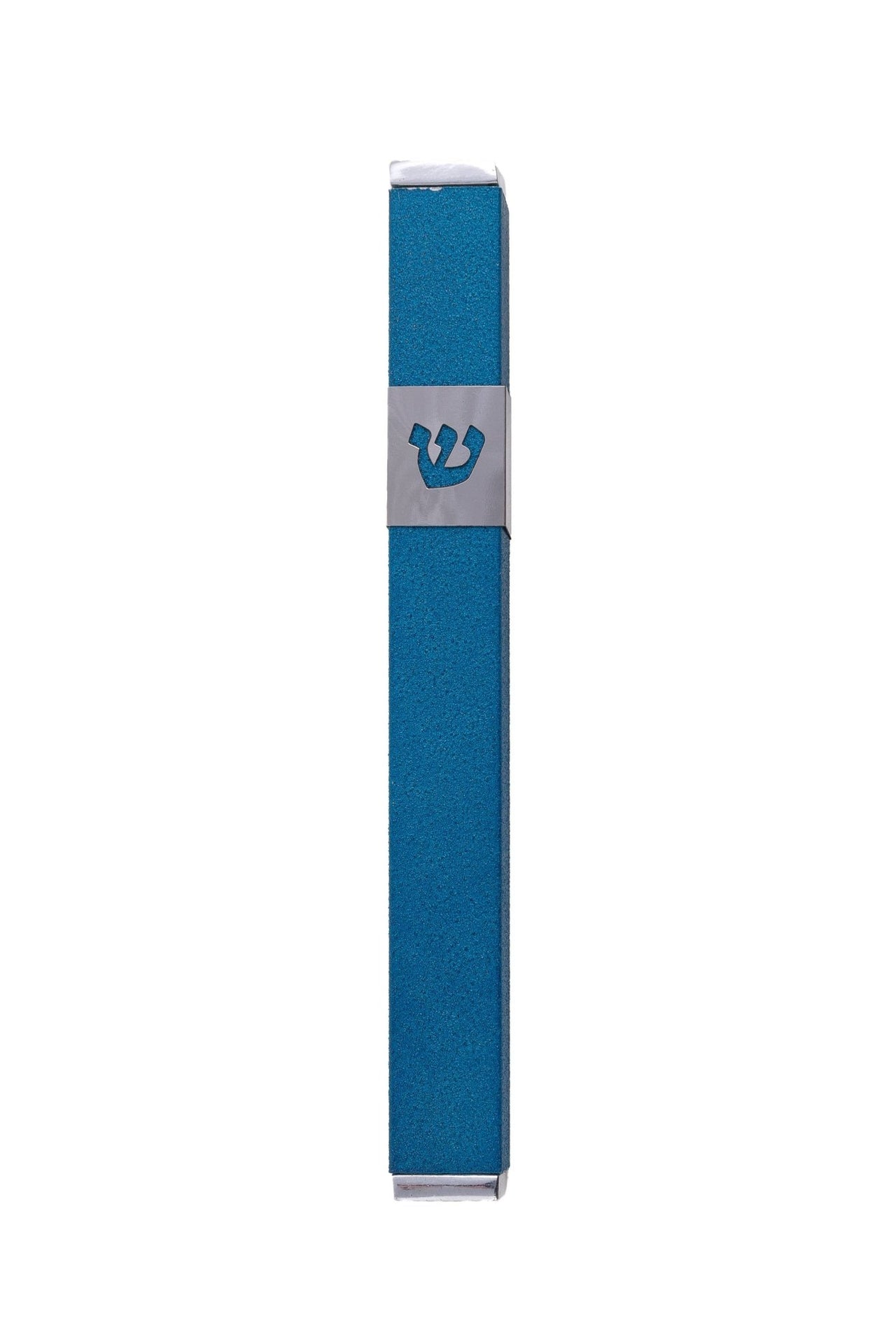 Yair Emanuel - Stainless Steel Turquoise Mezuzah by Yair Emanuel - ModernTribe