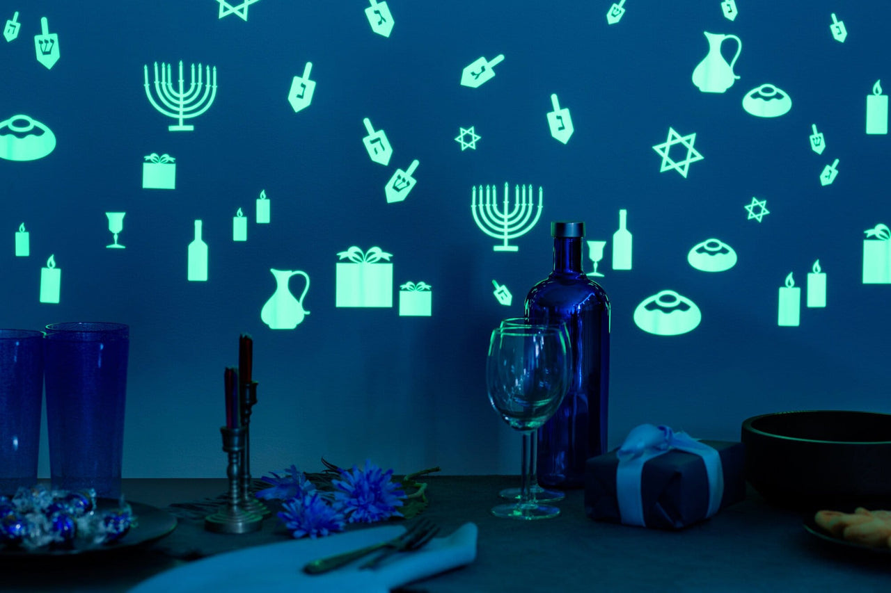 GLOPLAY - Hanukkah Gloplay Decals - Set of 27 - ModernTribe