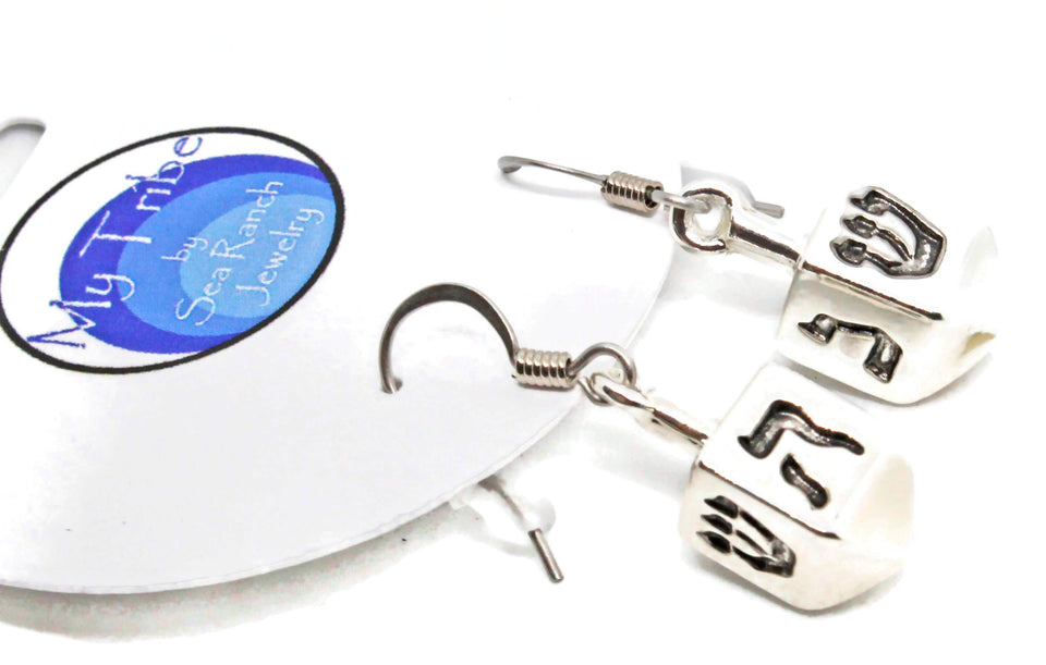 My Tribe by Sea Ranch Jewelry - Dreidel Charm Earrings - ModernTribe