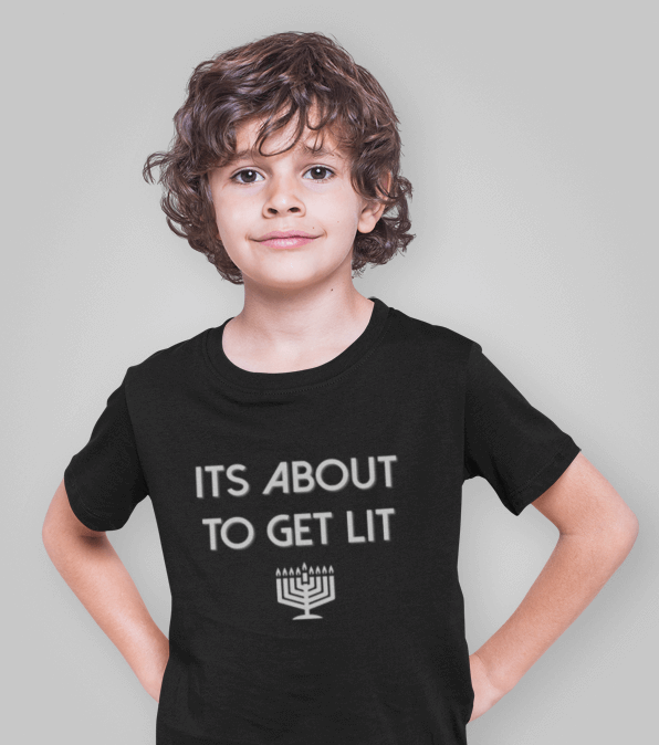 Challah Day Shop - It's About to Get Lit T-Shirt - Baby and Kid Sizes - ModernTribe