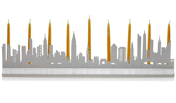 Valerie Atkisson - Manhattan Skyline Menorah - ModernTribe