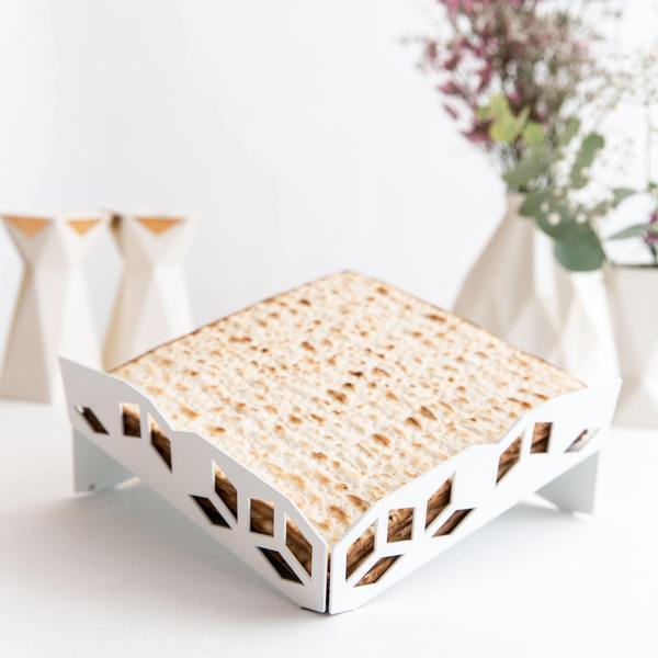 Studio Armadillo - Elevated Geometric Matzah Tray/ Fruit Tray - ModernTribe