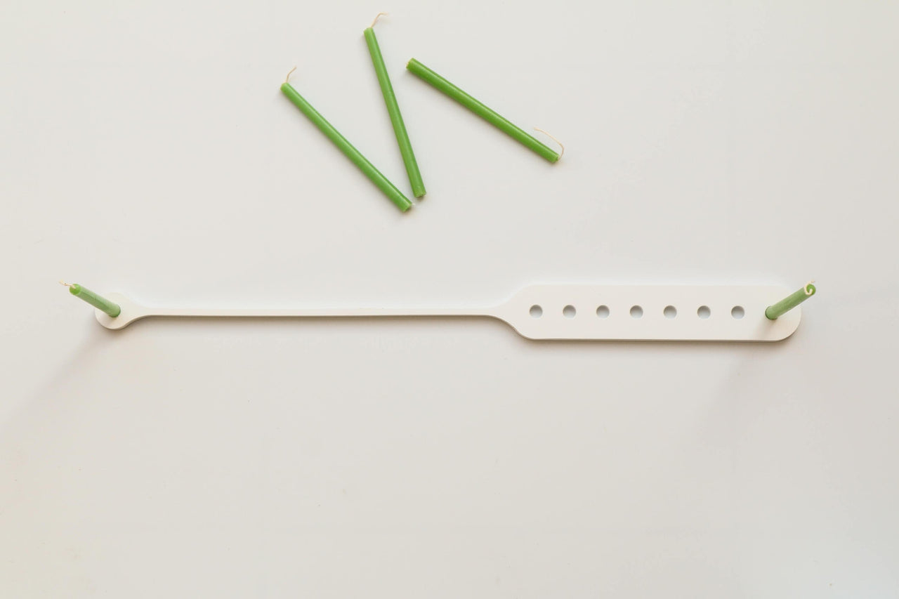 JUDA TLV - White Steel Menorah by JUDA TLV - ModernTribe