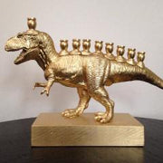 The Vanilla Studio Menorah Menorasaurus Rex in Gold