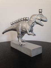 The Vanilla Studio Menorah Menorasaurus Rex in Silver