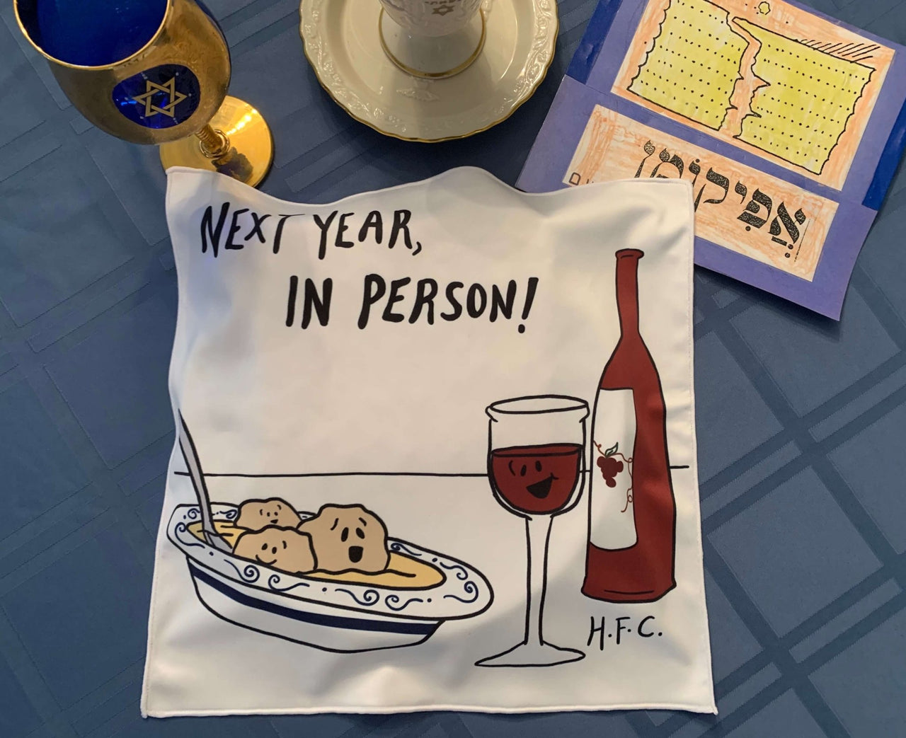 Midrash Manicures - Next Year in Person Matzah Cover - ModernTribe