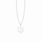 Miriam Merenfeld Jewelry Necklaces Mijael Star of David Necklace - Sterling Silver, Gold Vermeil or Two-Tone