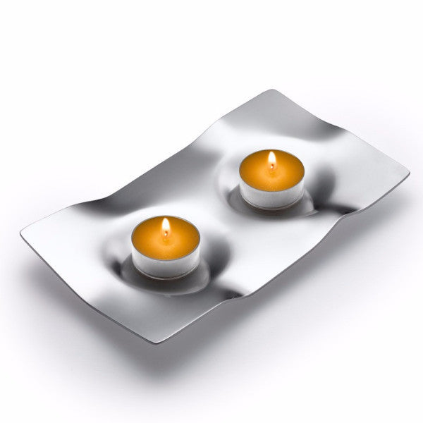 Laura Cowan Candlesticks Moon Path Shabbat Candlesticks by Laura Cowan