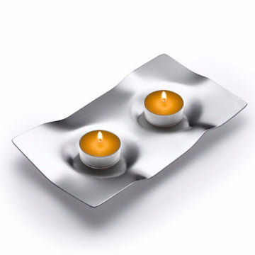 Laura Cowan Candlesticks Moon Path Shabbat Candlesticks by Laura Cowan