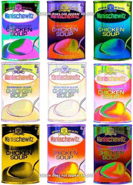 Murray Eisner Poster or Print Chicken Soup 9 Cans Chicken Soup Pop Art Prints