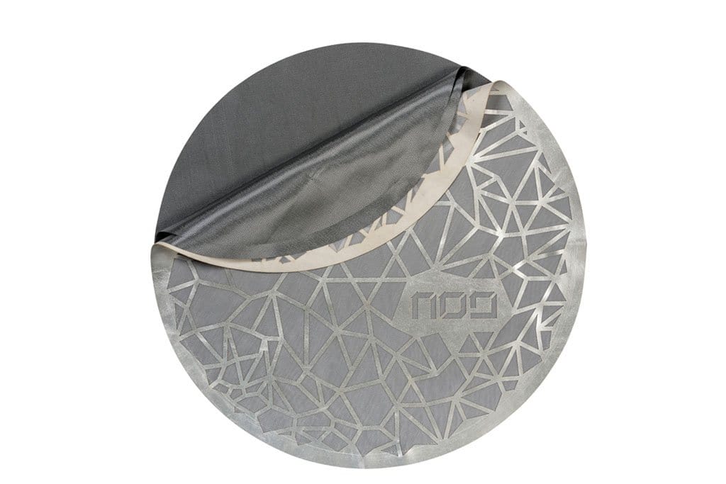 Apeloig Collection Matzah Covers Geometric Matzah Cover - Champagne or Silver