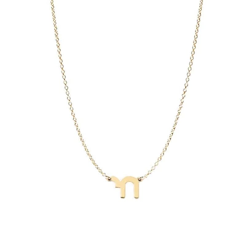 Miriam Merenfeld Jewelry Necklaces Mini Chai Charm Necklace - Gold Plated - 18" Chain