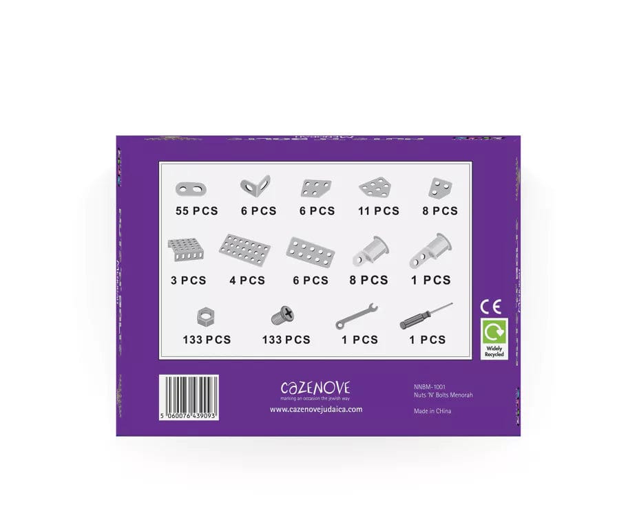 Cazenove - Nuts 'N' Bolts Menorah - ModernTribe