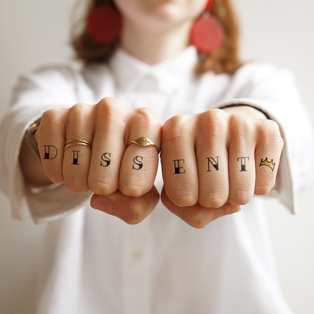 FCTRY - Ruth Bader Ginsburg RBG Supreme Ink Temporary Tattoos - ModernTribe