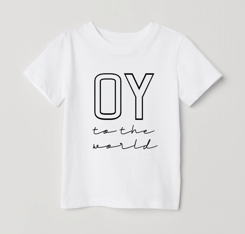 Challah Day Shop - Oy to the World T-Shirt - Baby and Kid Sizes - ModernTribe