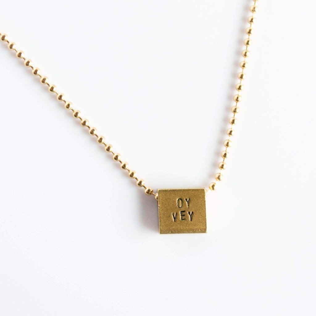 Grey Theory Mill - Oy Vey Necklace - ModernTribe