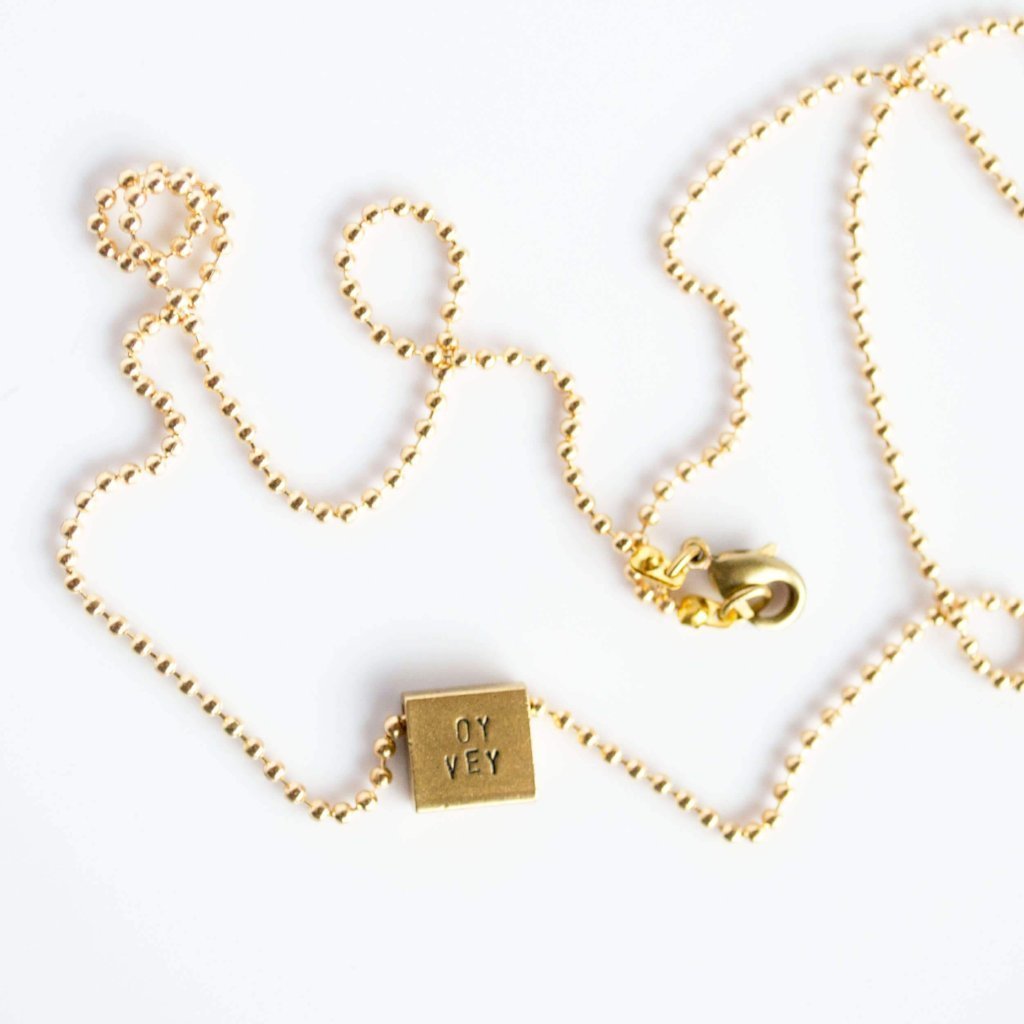 Grey Theory Mill - Oy Vey Necklace - ModernTribe