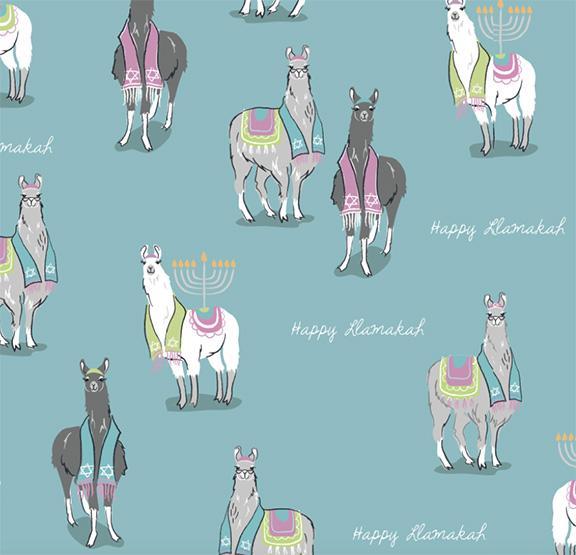 PJ Salvage - Happy Llamakah Pajamas Set by P.J. Salvage - Women - ModernTribe