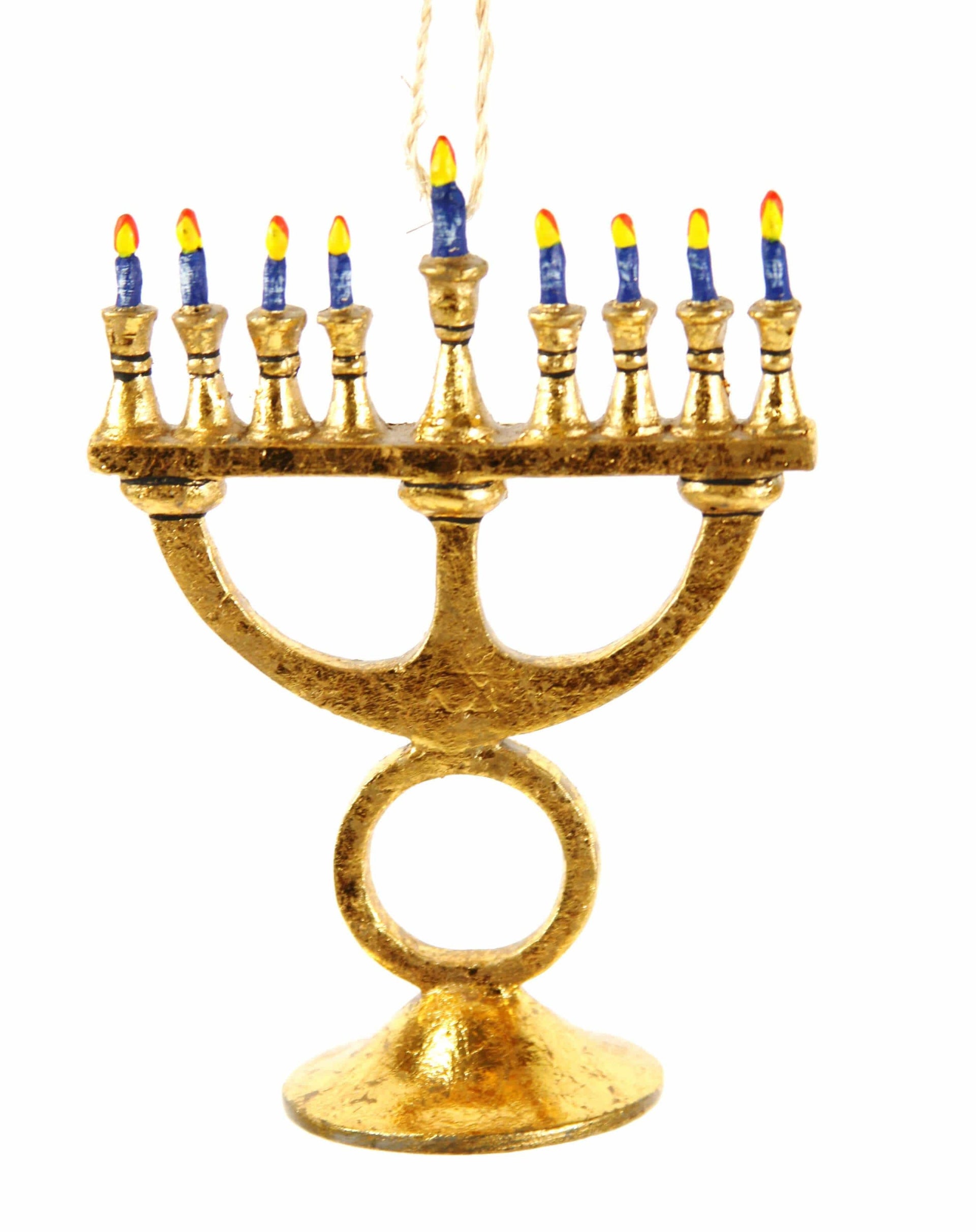 Cody Foster Ornaments Gold Menorah Ornament by Cody Foster
