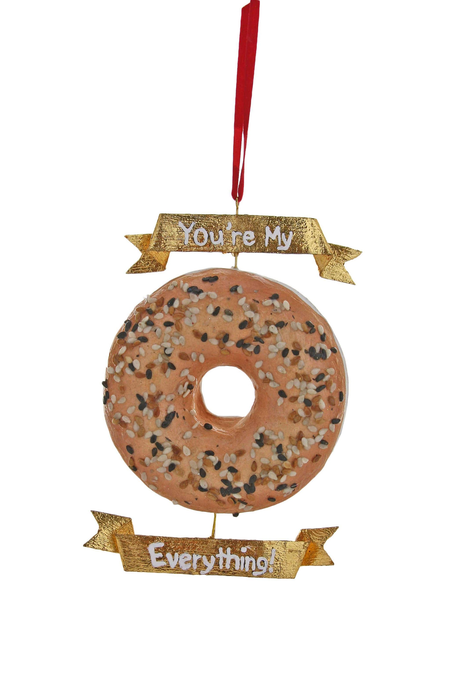 Cody Foster Ornaments You're My Everything Bagel Ornament by Cody Foster