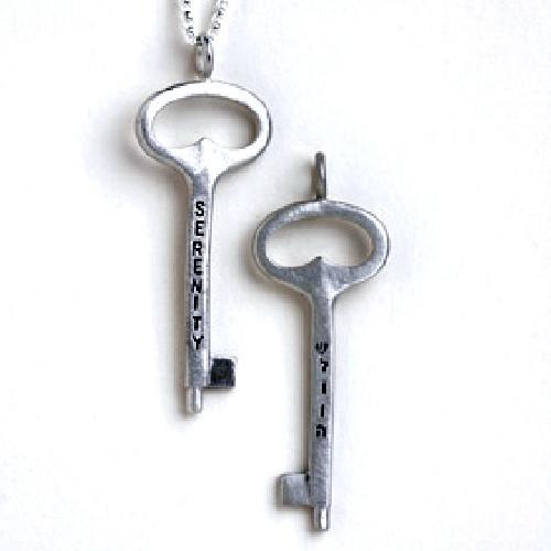Emily Rosenfeld - Hebrew Key Sterling Silver Necklace by Emily Rosenfeld - ModernTribe