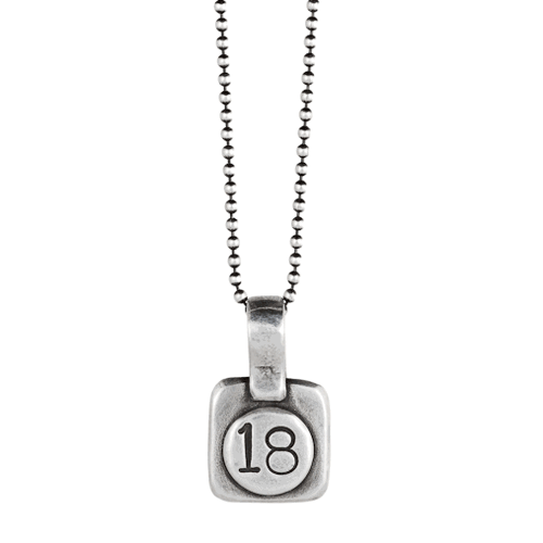Marla Studio Necklaces Chai Necklace "To Life" by Marla Studio - Sterling Silver