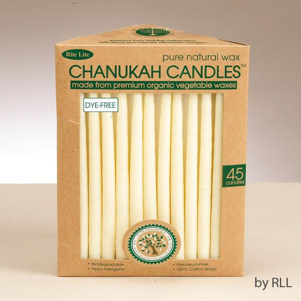 Rite Lite Candles Default Organic White Hanukkah Candles - Ivory