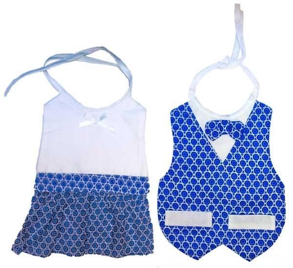Davida - Fancy Star of David Bibs for Girls & Boys - ModernTribe