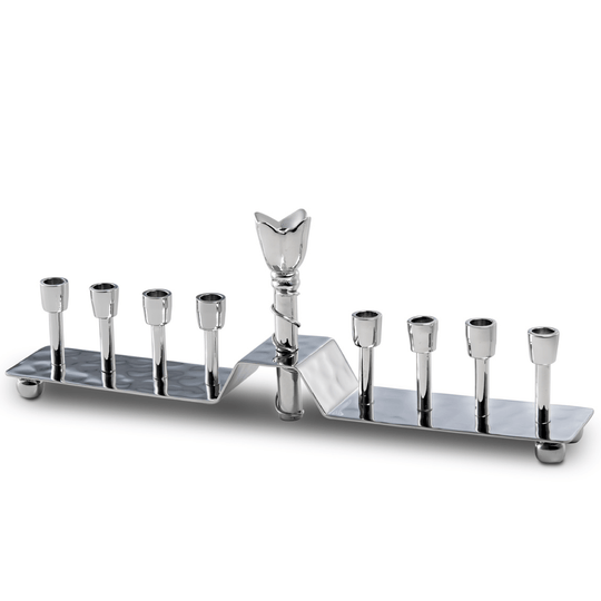 Muriel Flower Menorah by Mary Jurek
