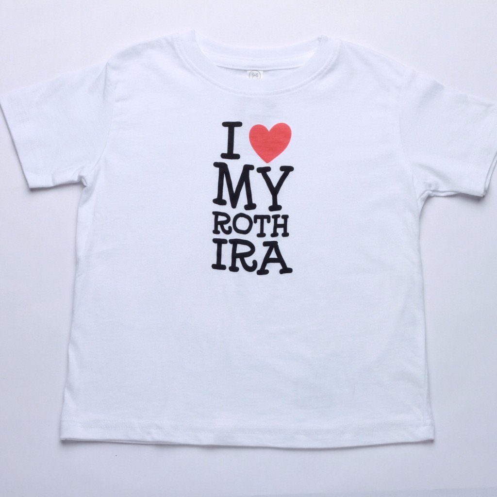 Constructive Kidicisms Kid Clothing I Heart My ROTH IRA Baby and Kid T-Shirt