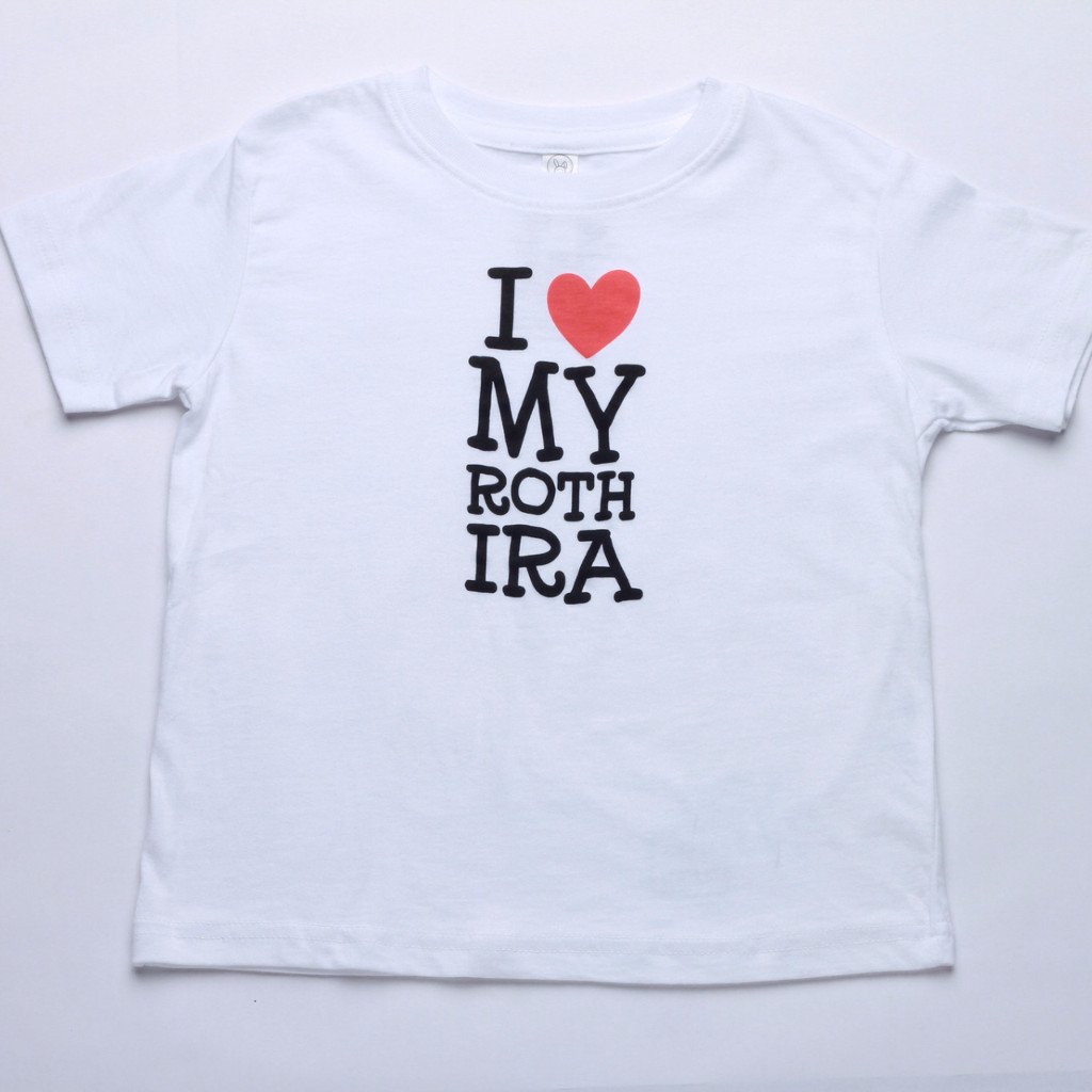 Constructive Kidicisms - I Heart My ROTH IRA Baby and Kid T-Shirt - ModernTribe