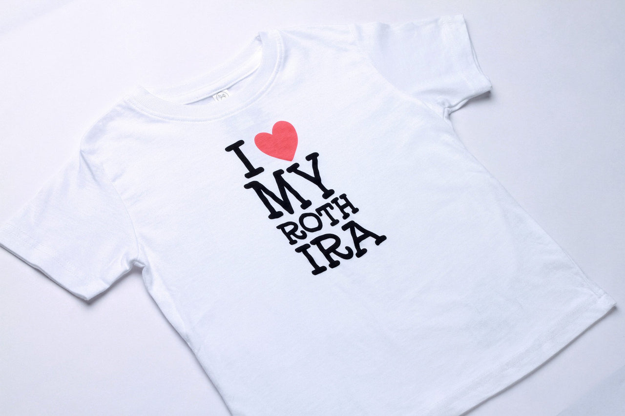 Constructive Kidicisms - I Heart My ROTH IRA Baby and Kid T-Shirt - ModernTribe