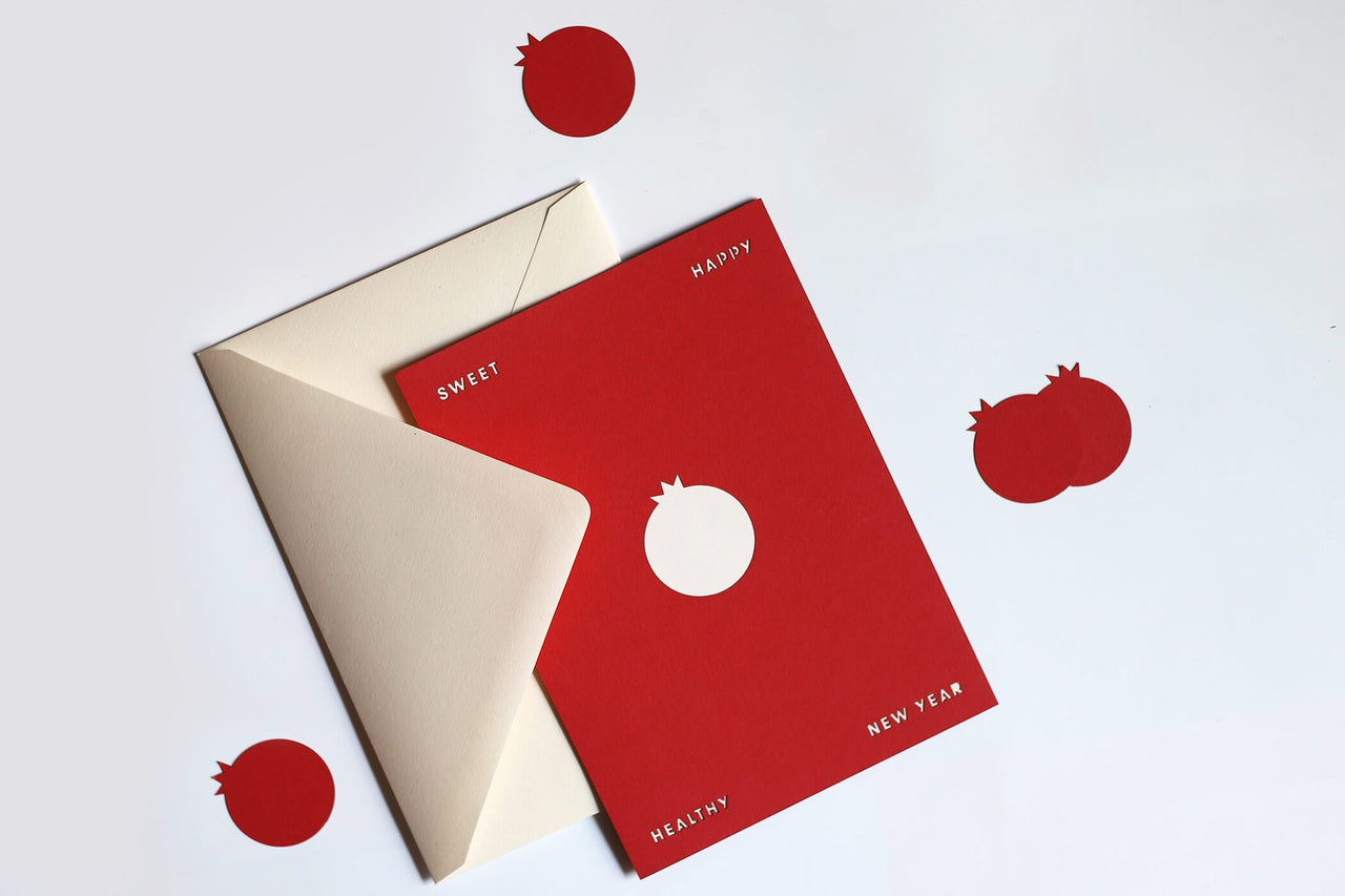 Parallel Paper - Sweet New Year Assortment Greeting Cards, Set of 5 - ModernTribe