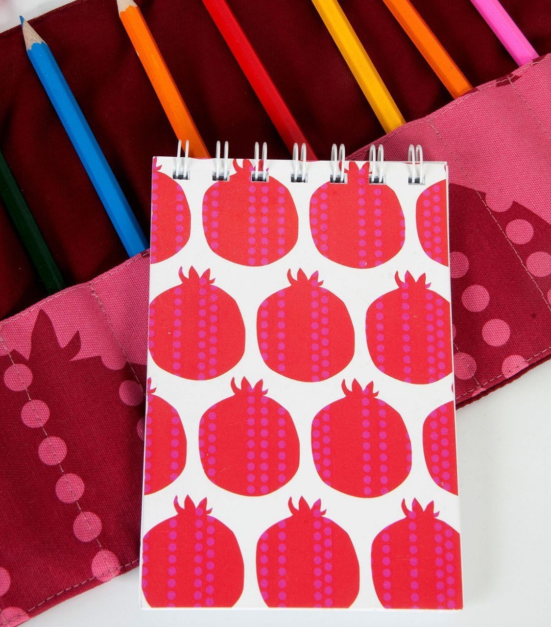 Barbara Shaw - Pomegranate Pencil Roll - ModernTribe